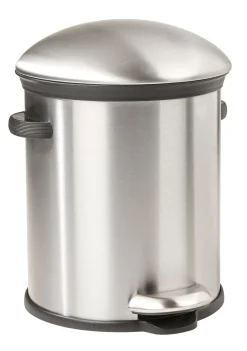 Papeleras<CASA Elegance Cubo Con Pedal 5L Plateado