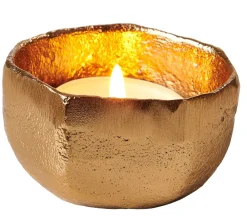 Soprortes Para Velitas<CASA Erba Soporte Para Vela Pequena Dorado