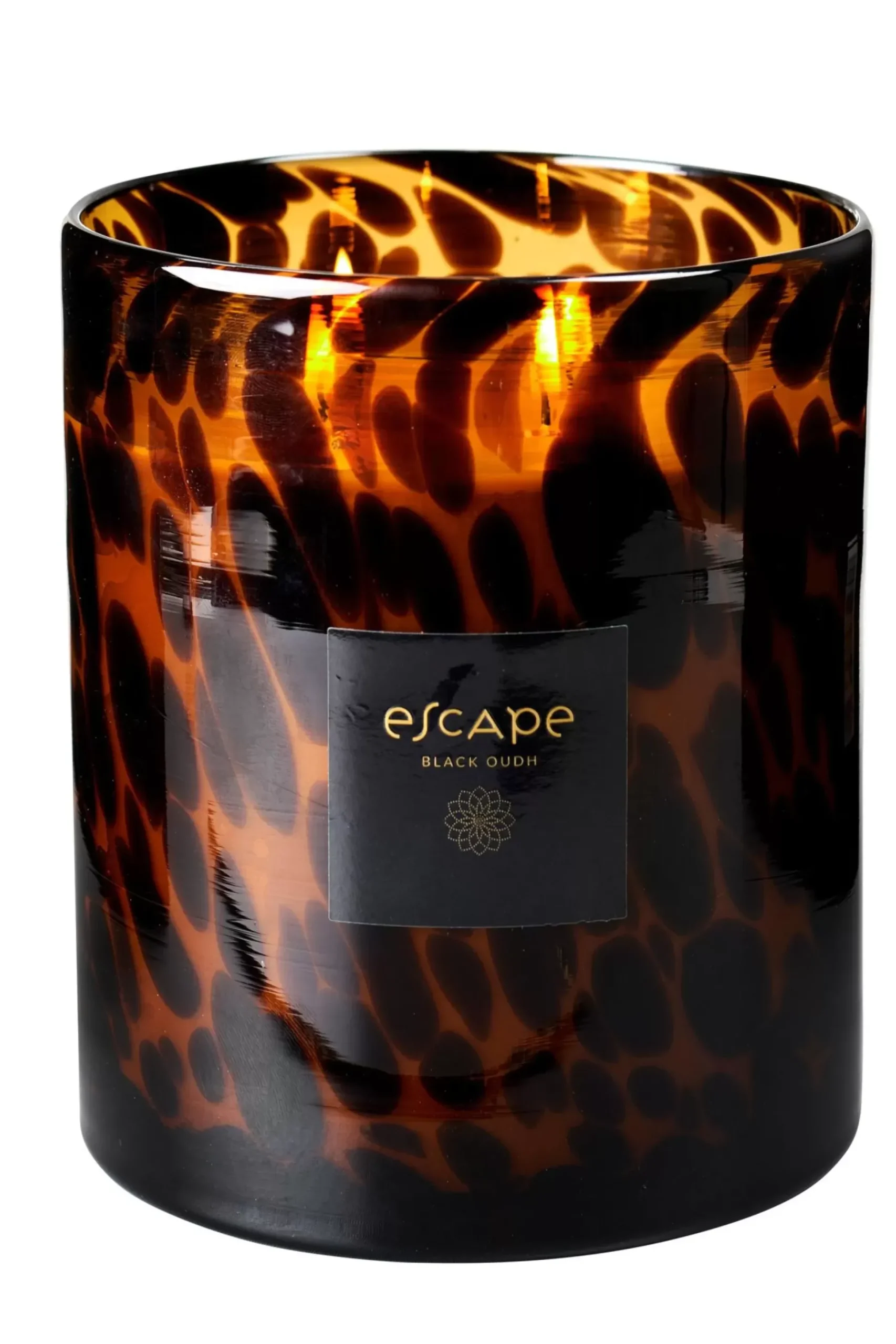 Velas<CASA Escape Black Oudh Negro, Marron, Ocre