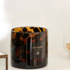 Velas<CASA Escape Black Oudh Vela Perfumada En Vaso Negro, Marron, Multicolor