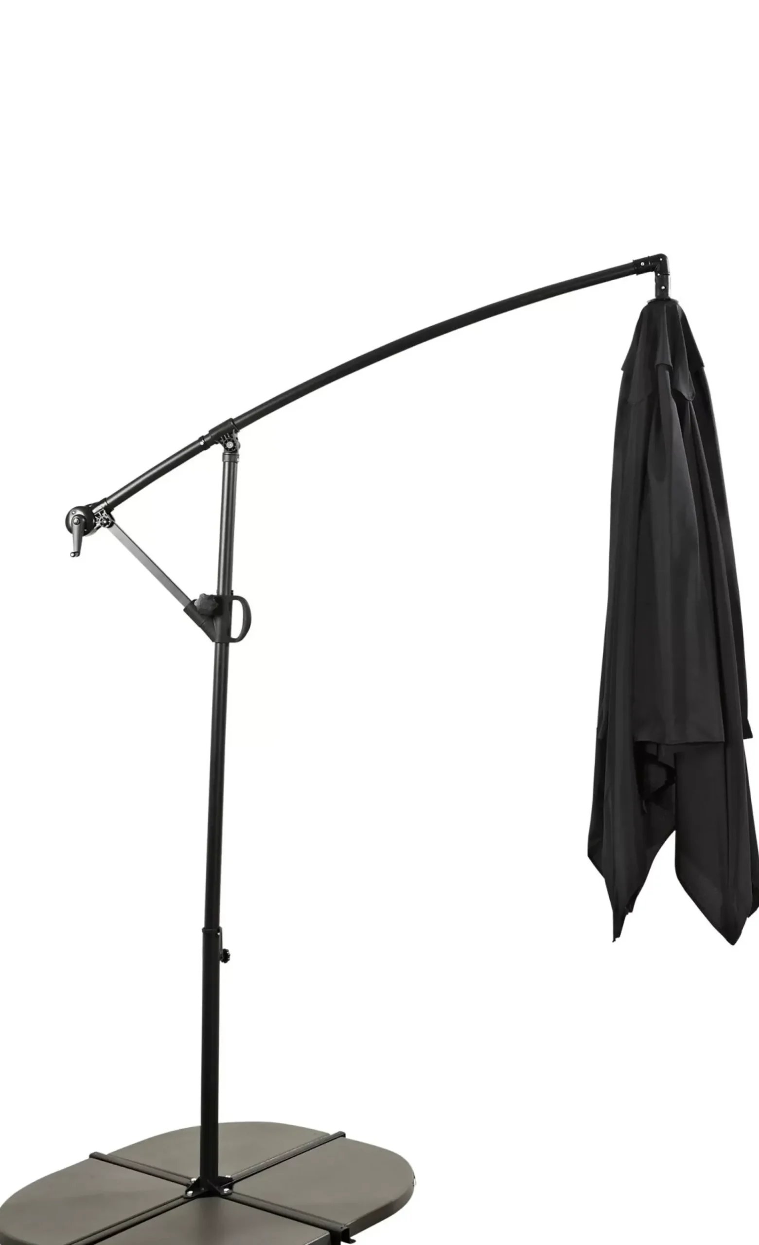 Parasoles<CASA Fiji Parasol Colgante Sin Pie Negro