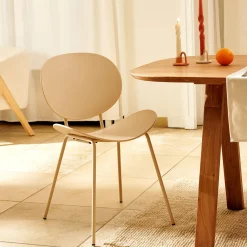Sillas De Comedor<CASA Finn Silla De Comedor Beis