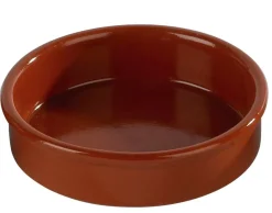 Fuentes De Horno<CASA Flan Crema Catalana Platito Marron