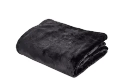 Mantas<CASA Flanella Manta Gris Oscuro