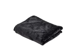 Mantas<CASA Flanella Manta Gris Oscuro