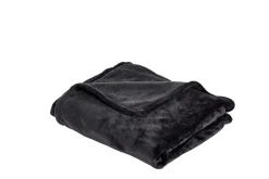 Mantas<CASA Flanella Manta Gris Oscuro