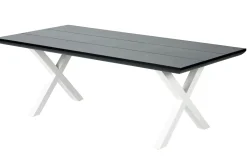 Mesas De Jardín<CASA Formax Mesa De Jardín Con Patas En X Negro/Blanco