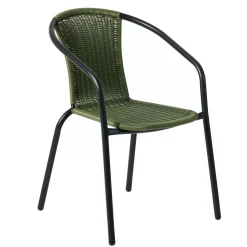 Sillas De Jardín<CASA Gerona Silla Apilable Caqui