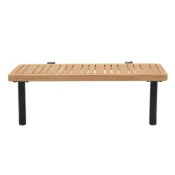 Conjuntos Lounge<CASA Hanna Lounge Mesa Auxiliar Negro, Natural