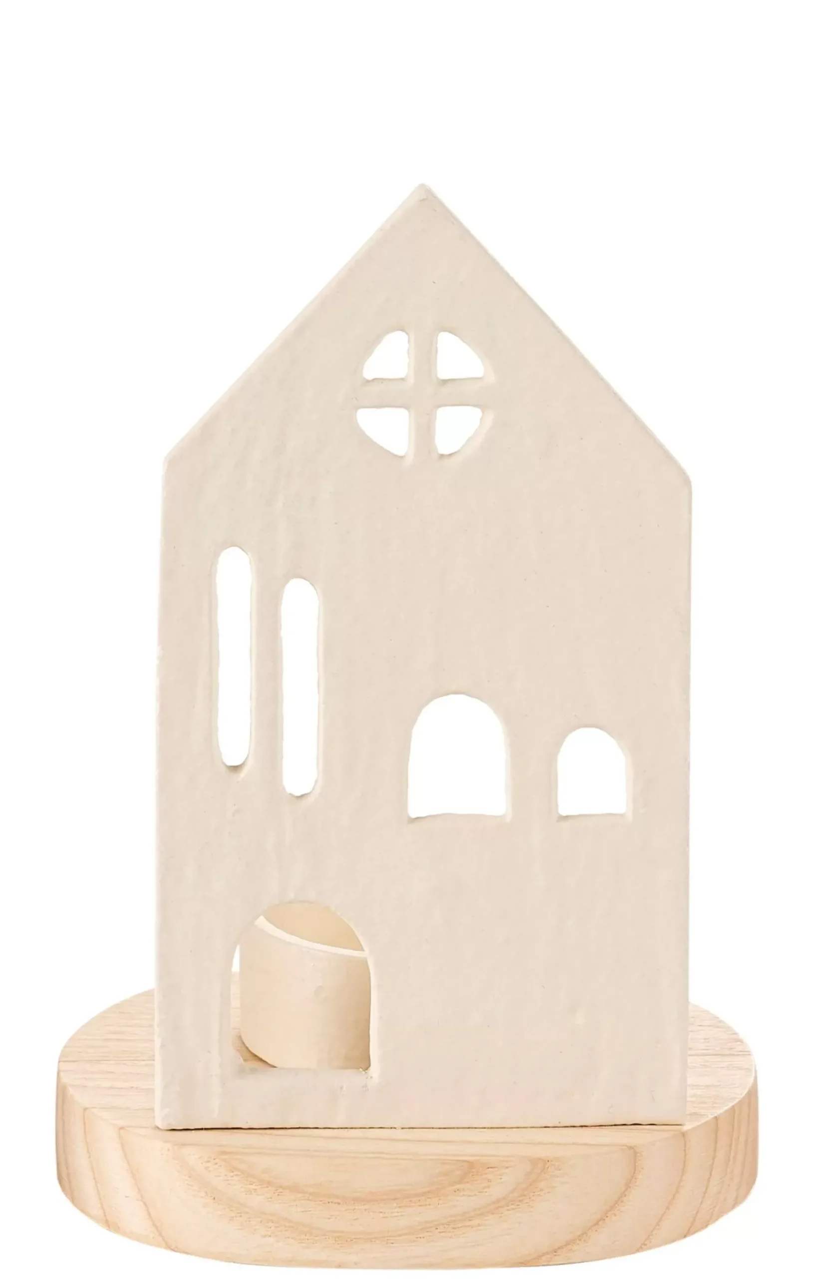 Soprortes Para Velitas<CASA Home Soporte Para Vela Pequena Blanco, Natural