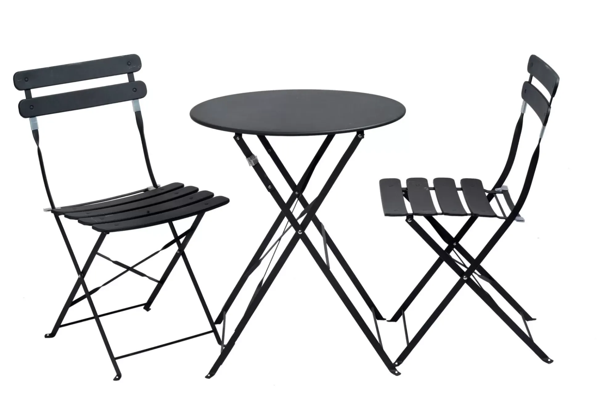 Conjuntos Bistro<CASA Imperial Conjunto Bistro Redondo Negro