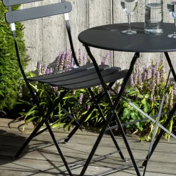 Conjuntos Bistro<CASA Imperial Conjunto Bistro Redondo Negro