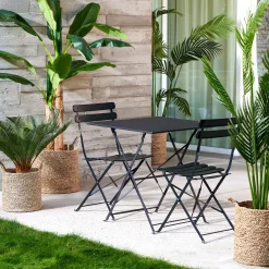 Conjuntos Bistro<CASA Imperial Conjunto Bistro Cuadrado Negro