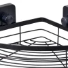 Accesorios De Ducha<CASA Industria Rinconera Para Ducha Con Ventosas Negro