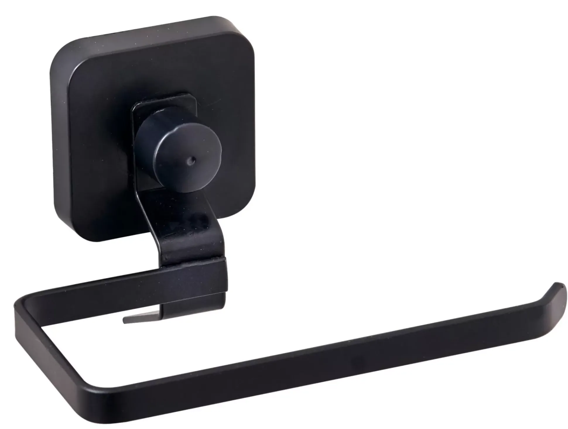 Accesorios Water<CASA Industria Soporte Papel Higien Con Ventosa Negro