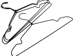 Perchas<CASA Infinity Black Perchas Juego De 4 Negro