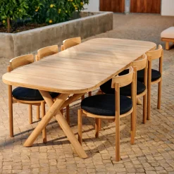 Conjuntos De Jardín<CASA Jules Conjunto De Jardín Con Cojines Negro