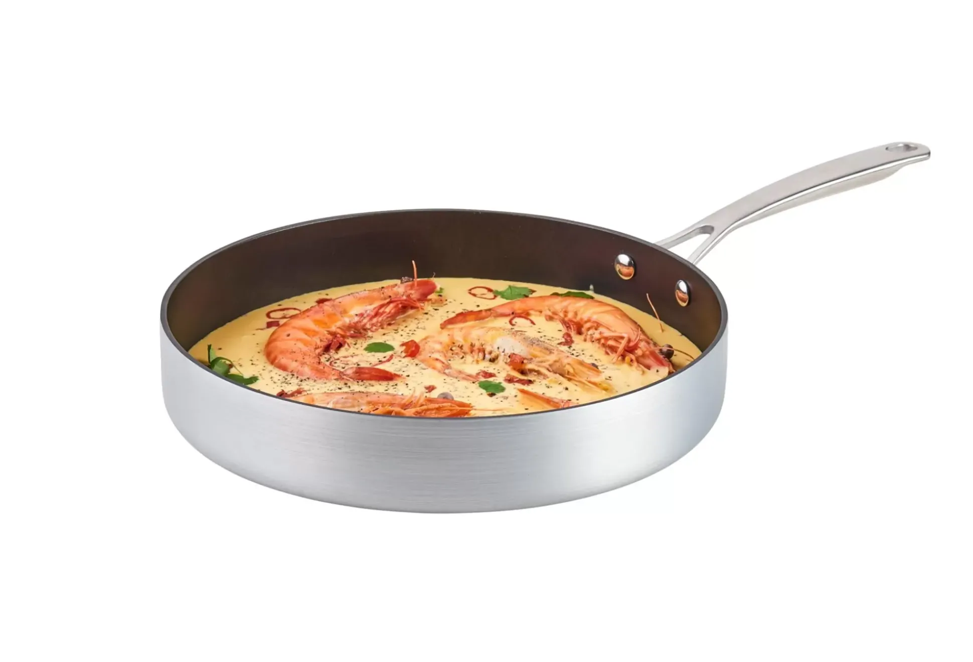 Sartenes<CASA Kastrol Sarten Plateado