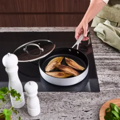 Sartenes<CASA Kastrol Sarten Plateado