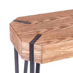 Consolas<CASA Lanon Consola Negro, Natural