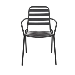 Sillas De Jardín<CASA Liva Silla Negro