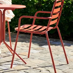 Sillas De Jardín<CASA Liva Terracota