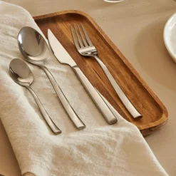 Juegos<CASA London Cubierto De 24 Piezas Plateado