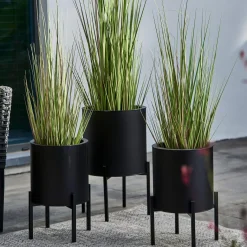 Maceteros De Jardín<CASA Lounge Macetero Negro