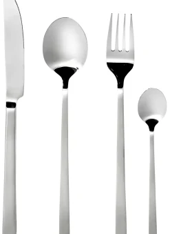 Juegos<CASA Lugano Cuberteria 16 Piezas Plateado