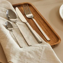 Juegos<CASA Lugano Cuberteria 16 Piezas Plateado