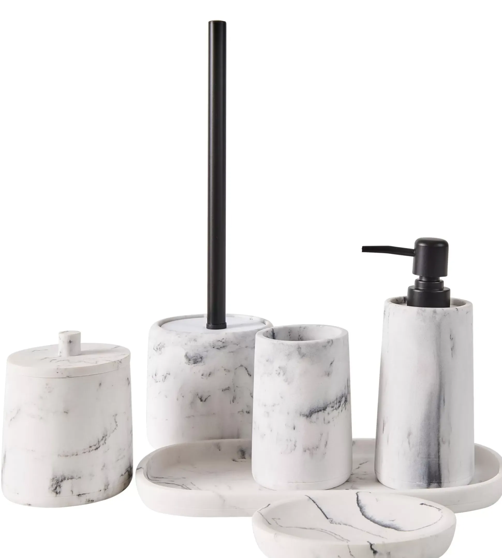 Accesorios De Tocador<CASA Luna Fuente Aspecto De Marmol