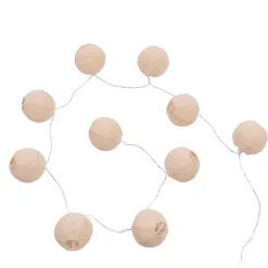 Guirnaldas De Luz<CASA Lynn Guirnalda Bola 10 Leds Beis