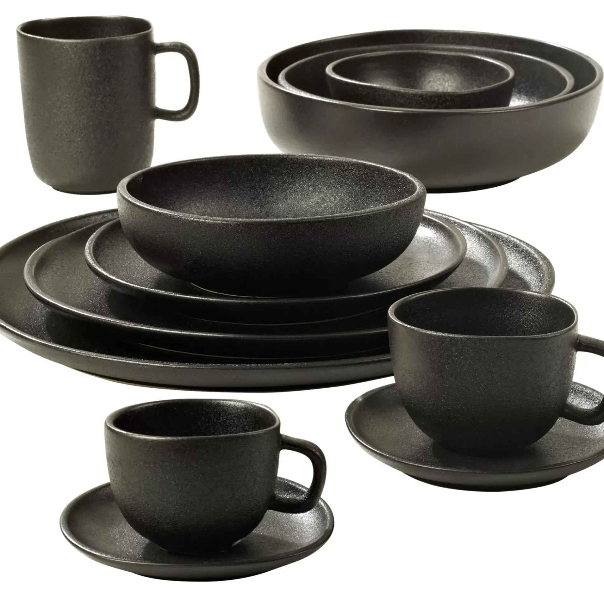 Tazas<CASA Magma Taza Y Plato Tacita Negro