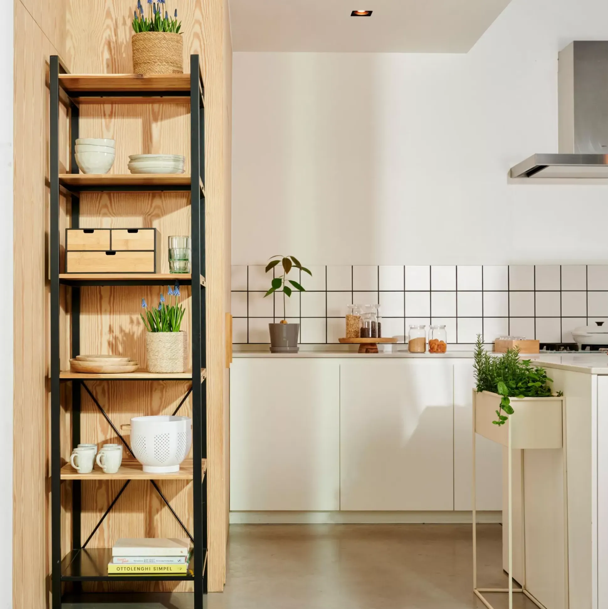 Estantes<CASA Marcel Estanteria De Pared Negro