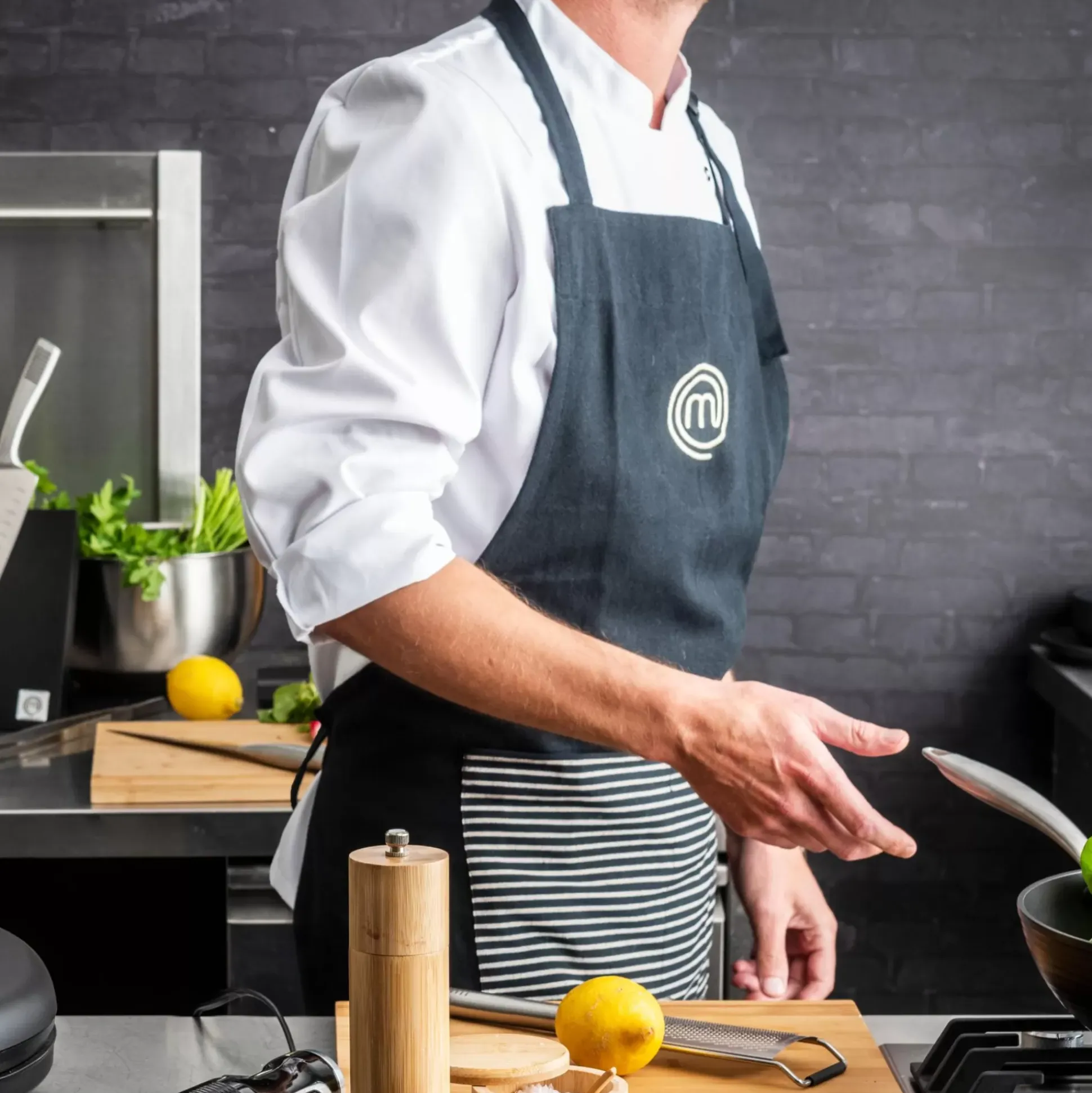 Delantales<CASA Masterchef Delantal Negro