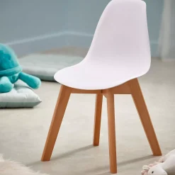 Muebles Para Niños<CASA Mathias Silla Para Ninos Blanco, Natural