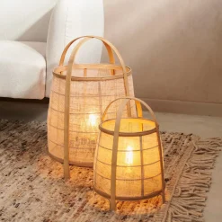 Lamparas De Mesa<CASA Maya Lampara De Mesa Natural