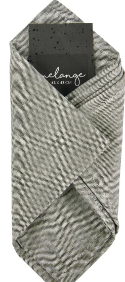 Manteles<CASA Melange Servilleta Negro