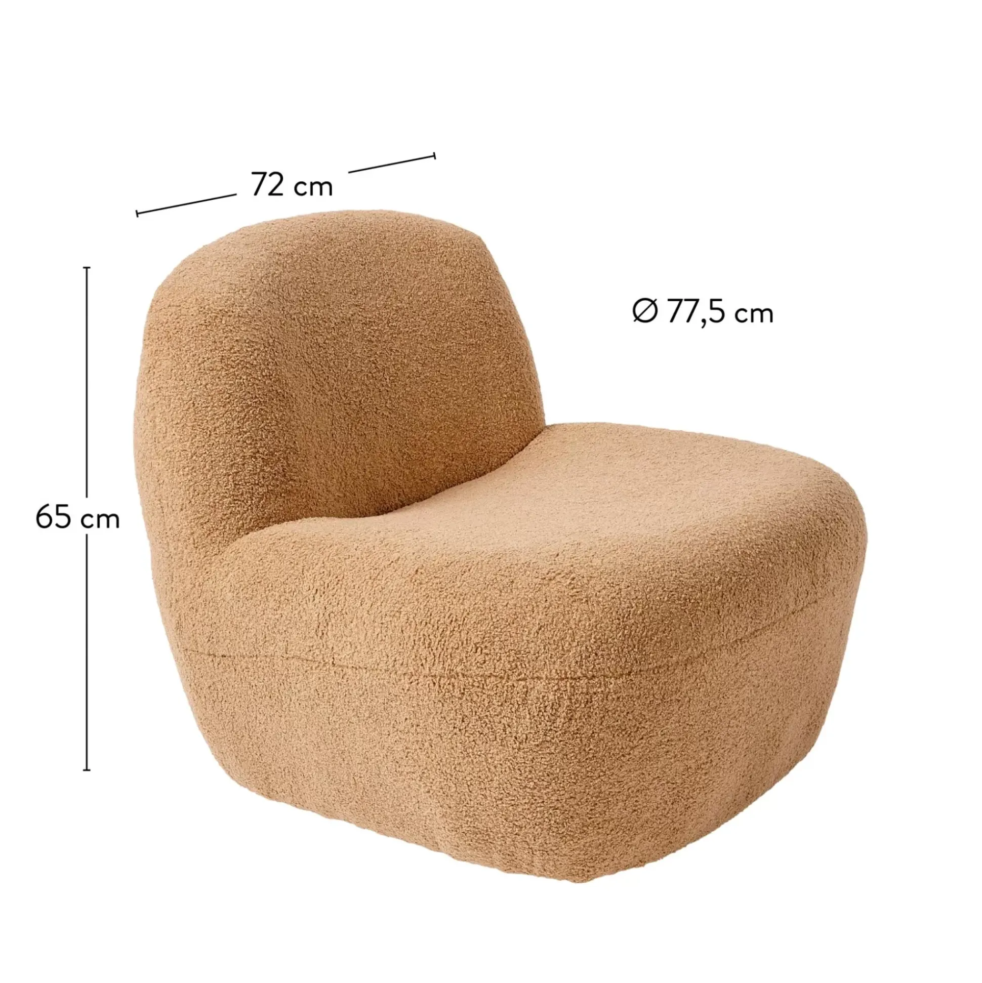 Sofás<CASA Mike Butaca Marron