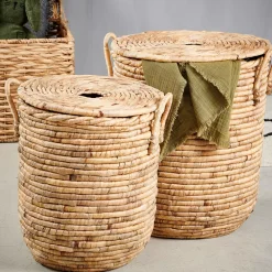 Cesto De La Ropa<CASA Miley Cesta Para Colada Con Tapa Y Asas Natural