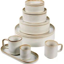 Platos<CASA Mineral Marble Plato Beis