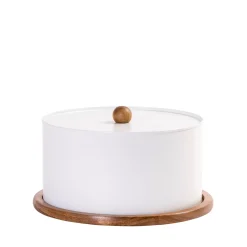 Taperes<CASA Nagini Fiambrera Para Bizcocho Blanco, Natural