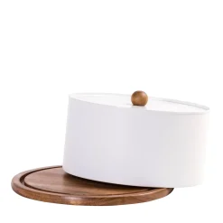 Taperes<CASA Nagini Fiambrera Para Bizcocho Blanco, Natural