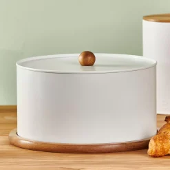 Taperes<CASA Nagini Fiambrera Para Bizcocho Blanco, Natural