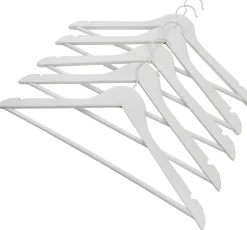 Perchas<CASA New Wood Perchas Juego De 5 Blanco