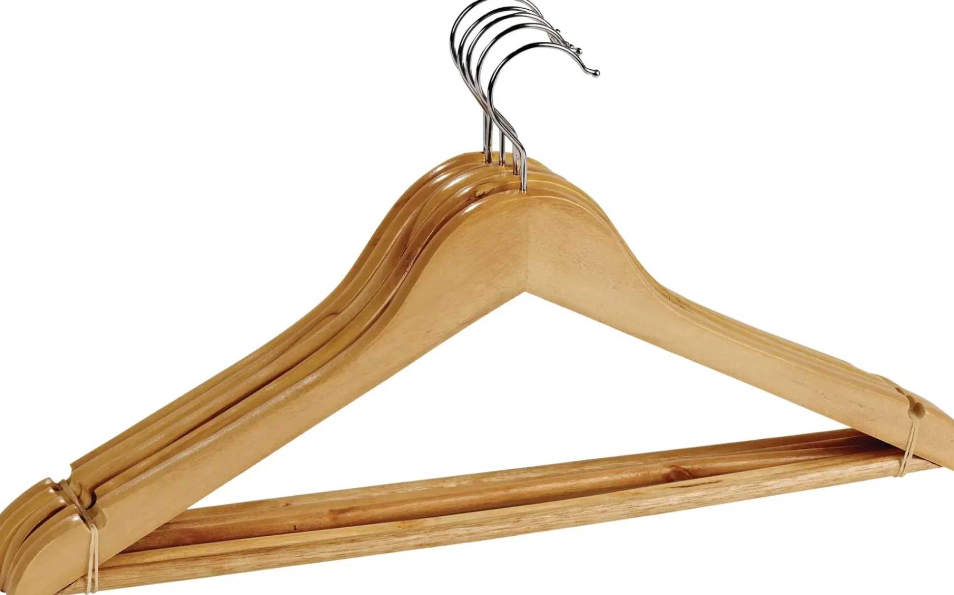 Perchas<CASA New Wood Perchas Juego De 5 Natural