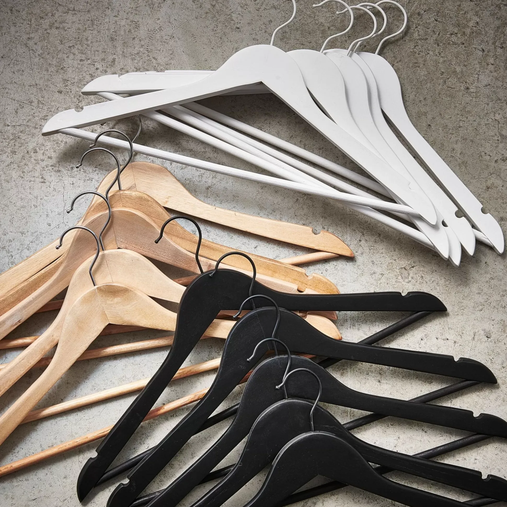 Perchas<CASA New Wood Perchas Juego De 5 Natural