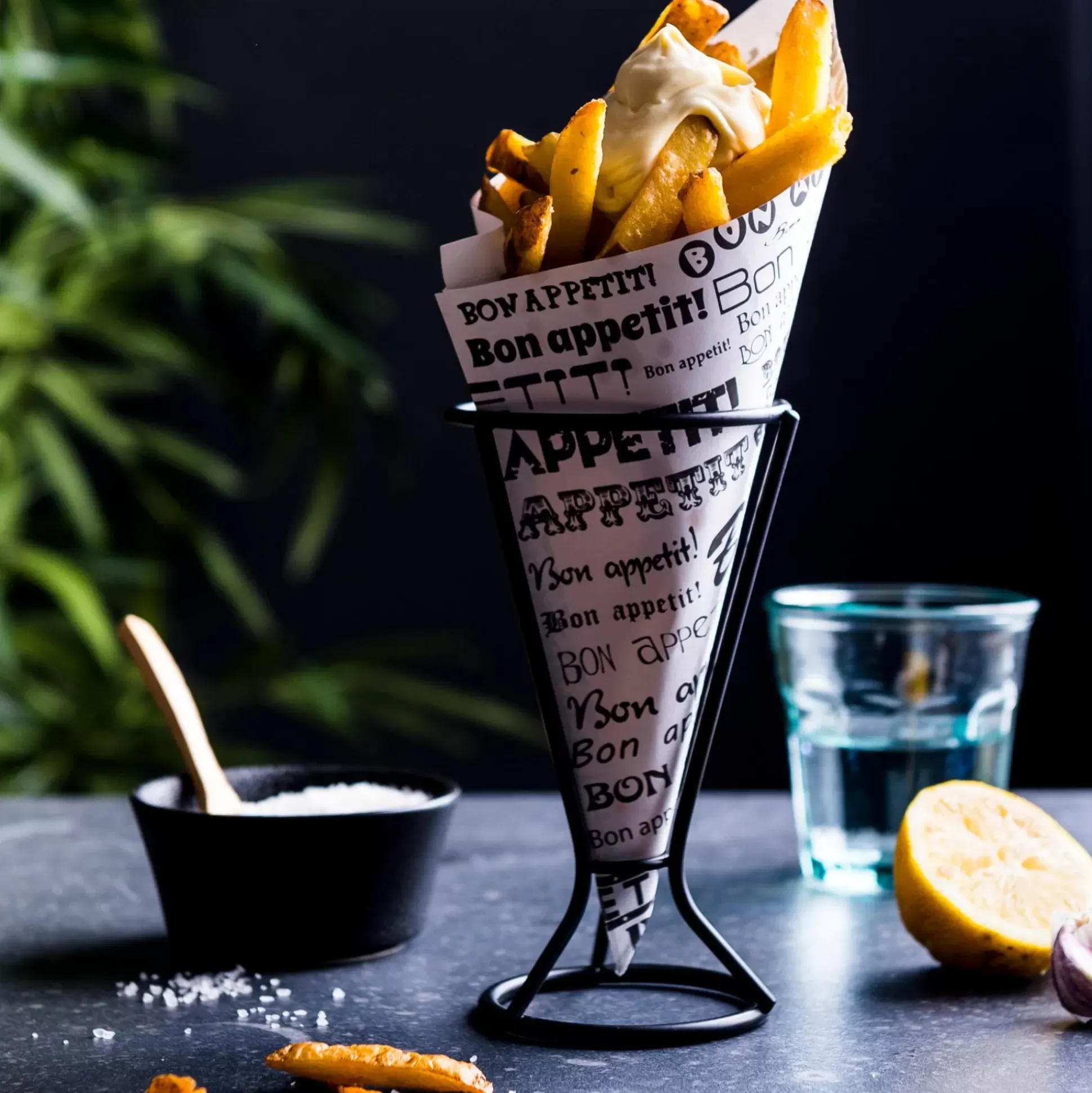 Aperitivo Y Tapas<CASA Njam Soporte Para Cucurucho Negro