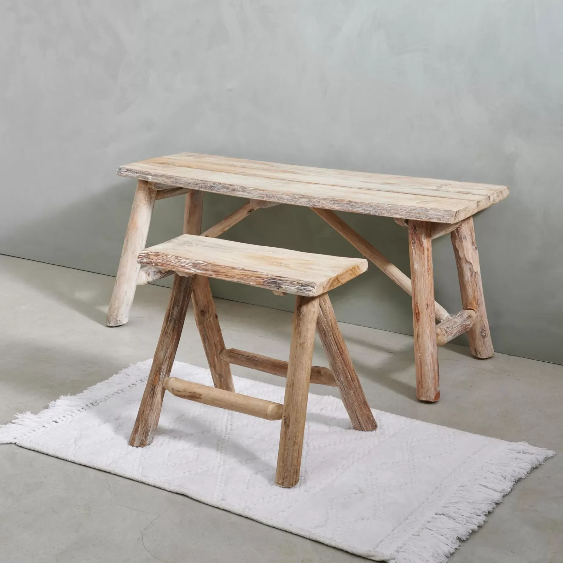 Taburetes<CASA Odilon Taburete Natural