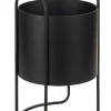 Macetas<CASA Olga Macetero Negro
